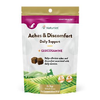 NaturVet Aches & Discomfort Soft Chew Bag 30 ct